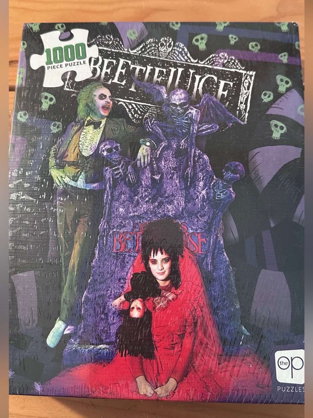 Beetlejuice 1000-Piece Puzzle - Purple, Black, Red